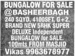 Bungalow for sale