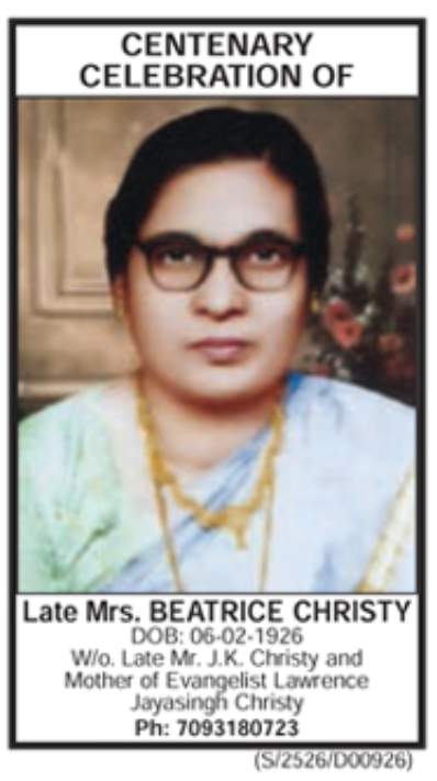 Centenary Celebration