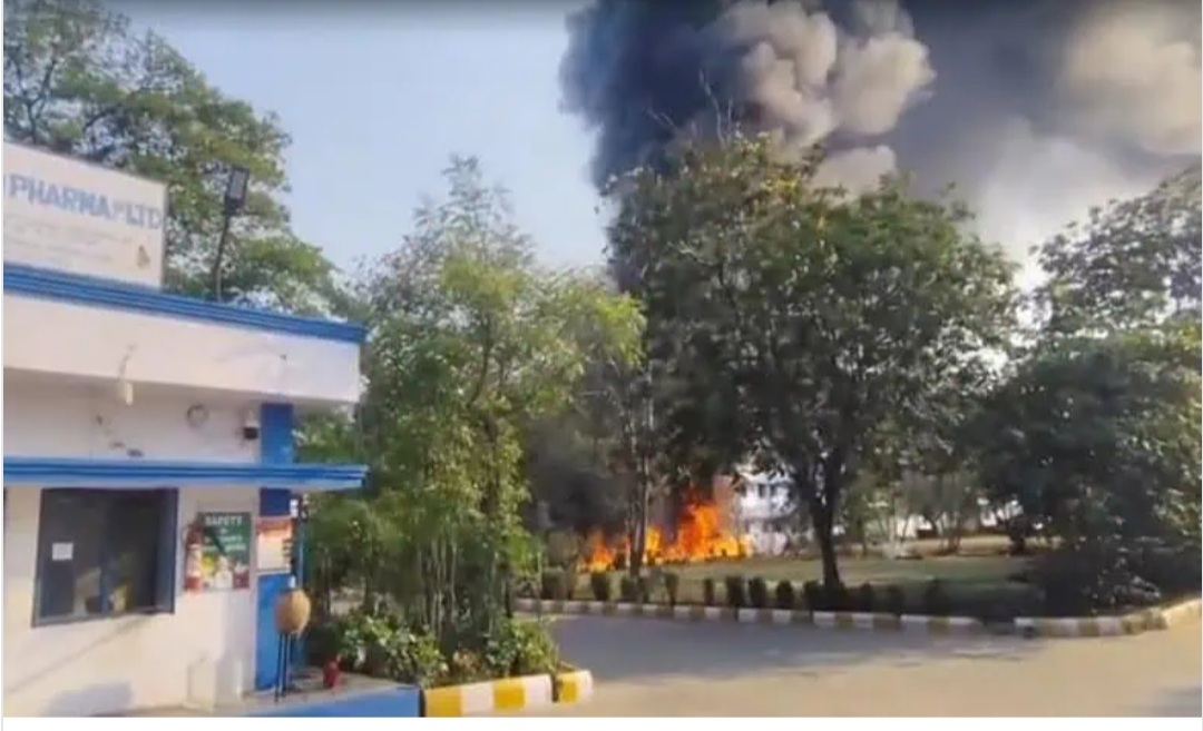 Chemical blast triggers fire at pharma unit in Sangareddy, no casualties
