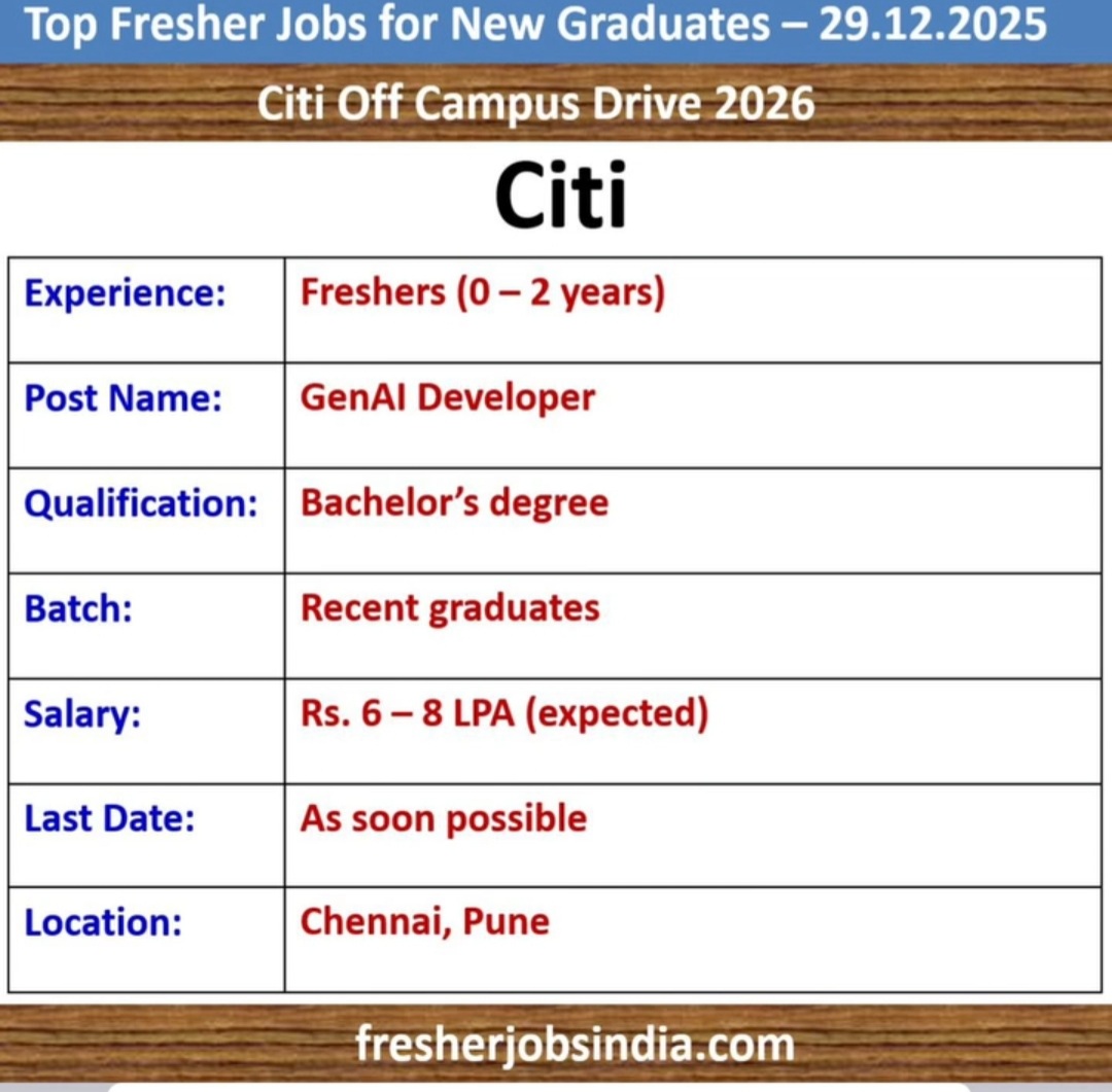 CITI OFF CAMPUS DRIVE