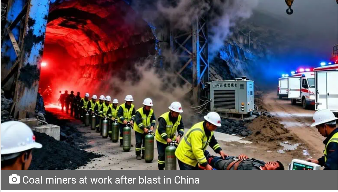 Coal mine gas explosion in China kills 82 people, state media says