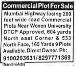 COMMERCIAL PLOTS FOR SALE