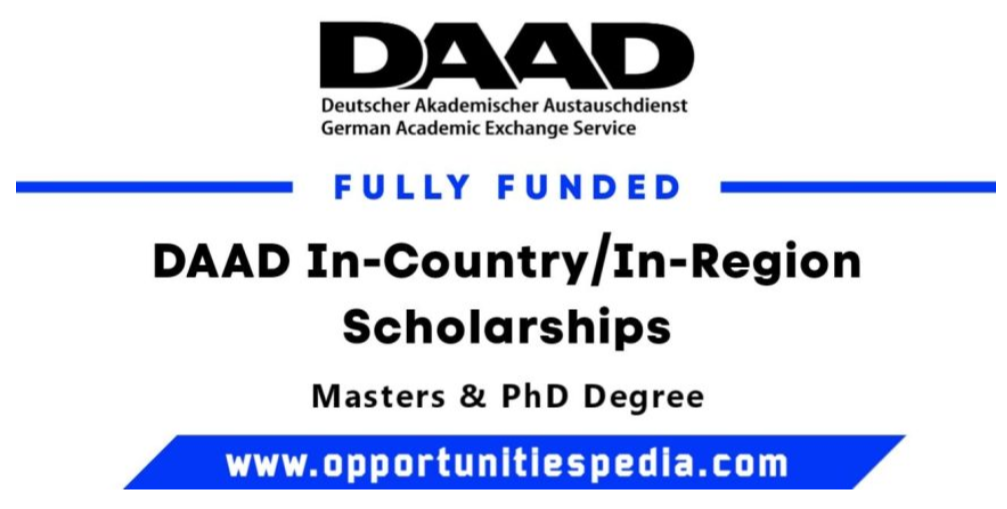 DAAD In-Country / In-Region Scholarships 2026 (Fully Funded)