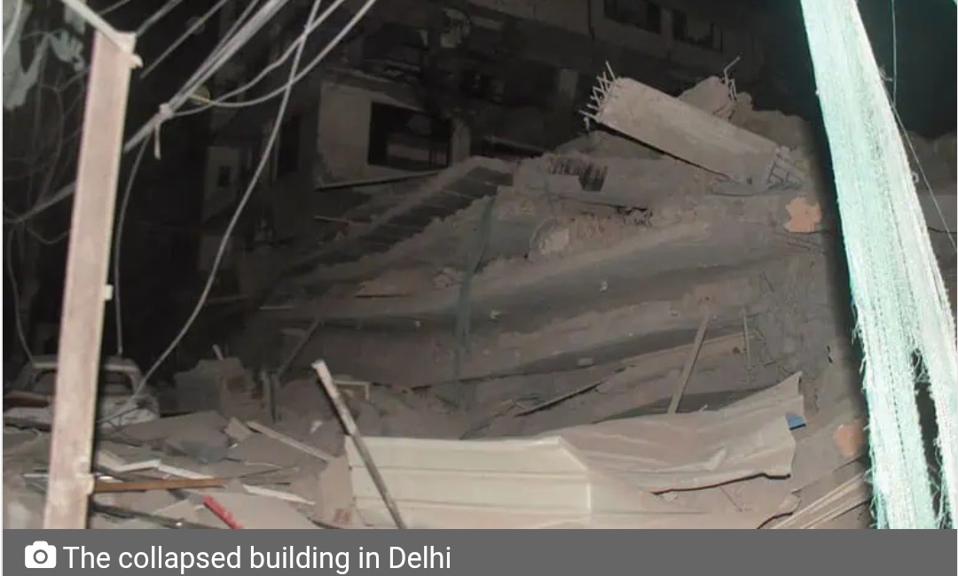 Delhi building collapse: Death toll rises to 4, FIR registere