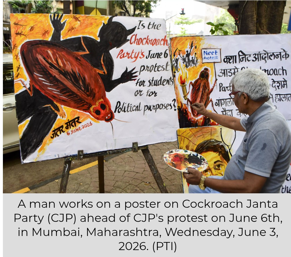 Delhi HC Refuses Urgent Hearing on Plea Against Cockroach Janta Party Protest