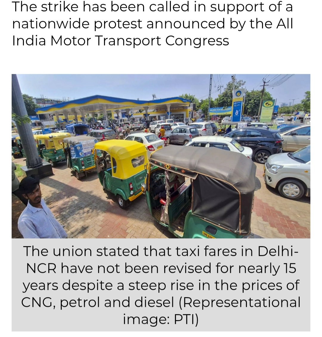 Delhi-NCR Cab, Auto Drivers Call Three-Day Strike from May 21