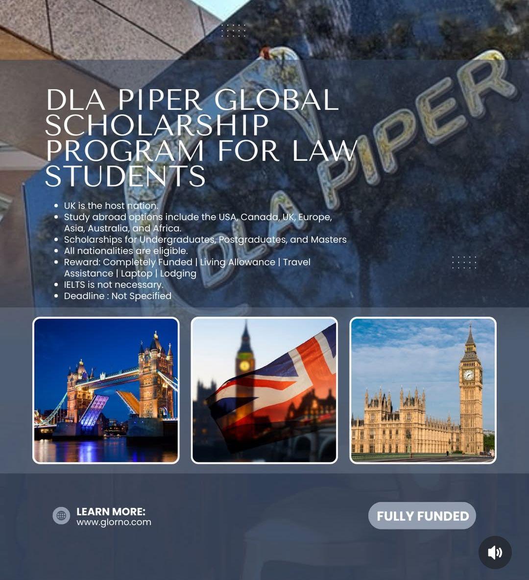 DLPA PIPER GLOBAL SCHOLARSHIP PROGRAM FOR LAW STUDENTS
