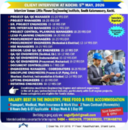 Dopet, Qatar conducts a direct client interview in Kochi on 5th May, 2026 –
