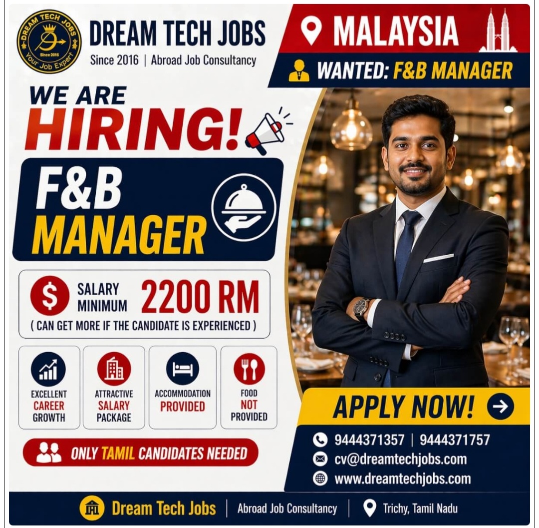 DREAM TECH JOBS IS RECRUITING FOR MALAYSIA