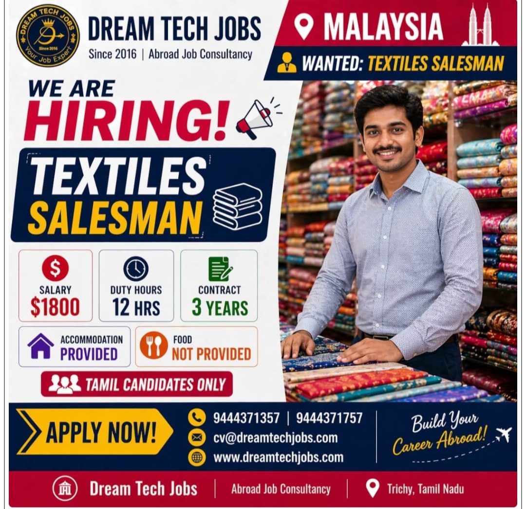 DREAM TECH JOBS IS RECRUITING FOR MALAYSIA