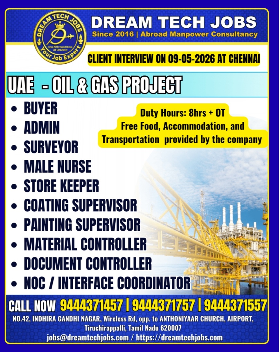 DREAM TECH JOBS IS RECRUITING FOR UAE