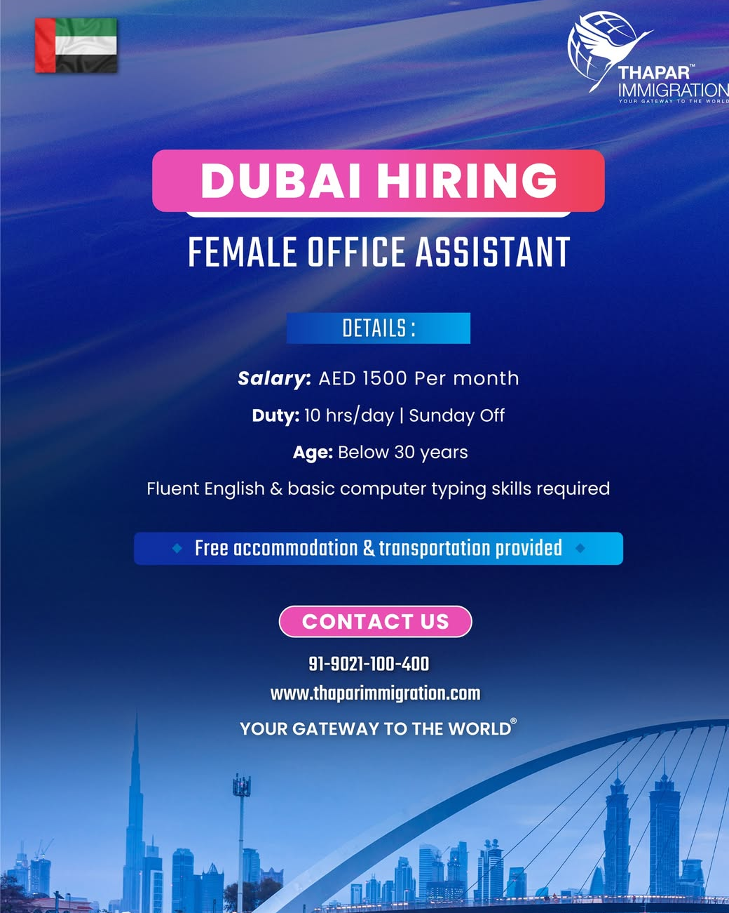 DUBAI HIRING
