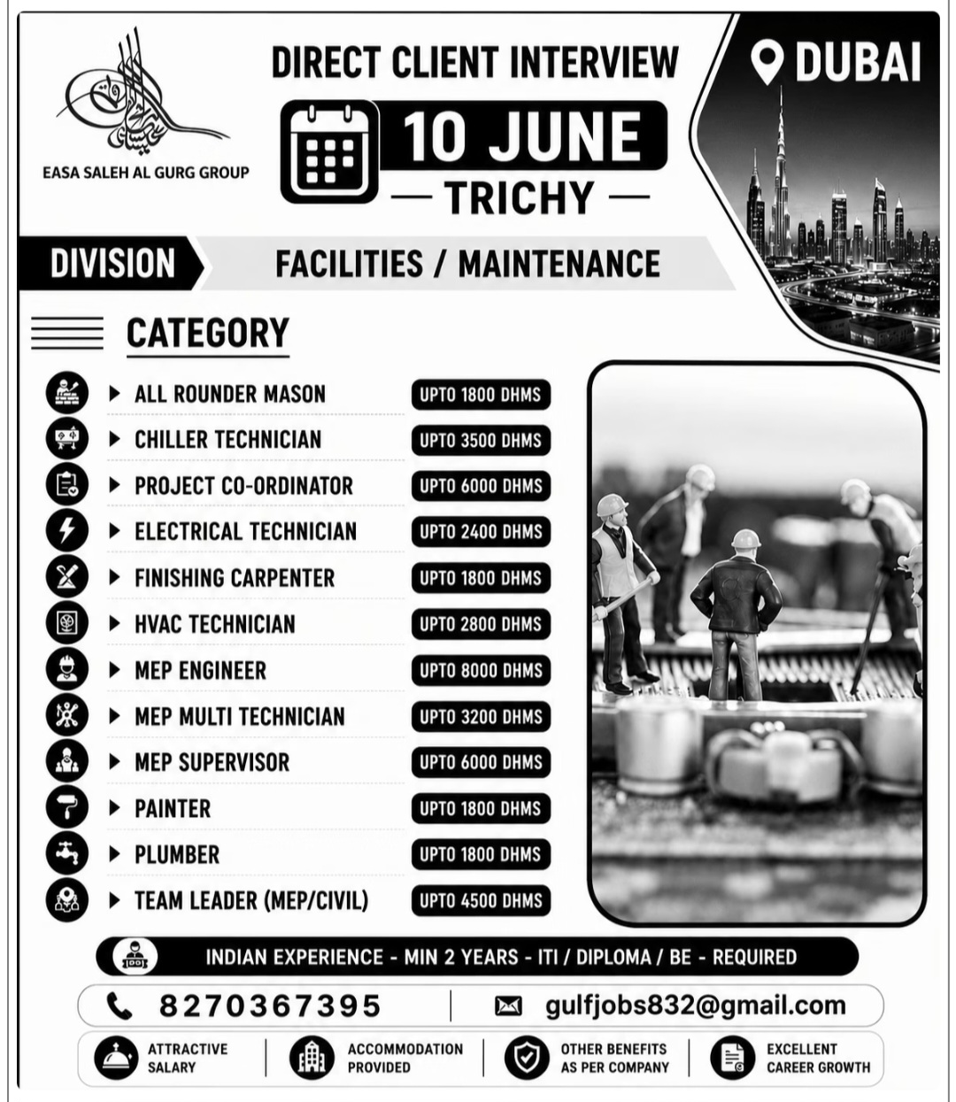 EASA SALEH AL GURG GROUP IS HIRING FOR DUBAI