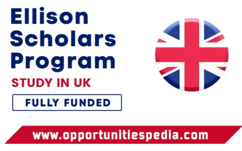 Ellison Scholars Program 2027 in the UK (Fully Funded)