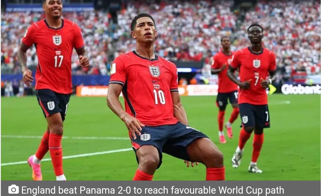 England beat Panama 2-0 to reach favourable World Cup path