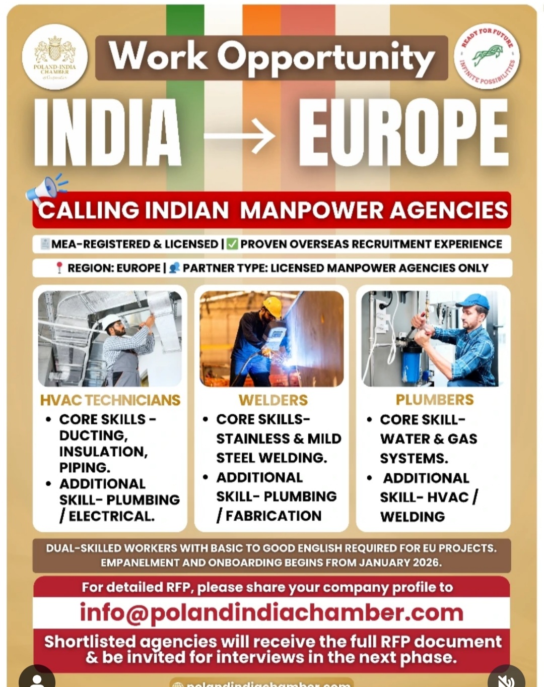 EUROPE WORK OPPORTUNITY