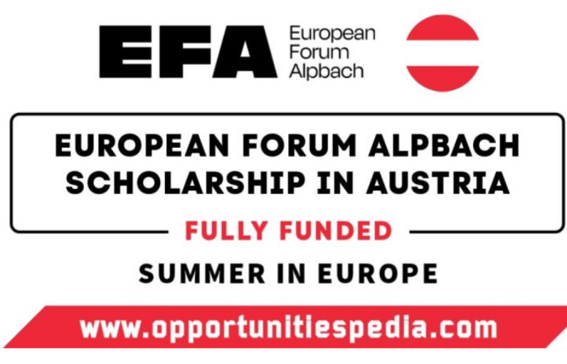 European Forum Alpbach Scholarship 2026 in Austria (Fully Funded)