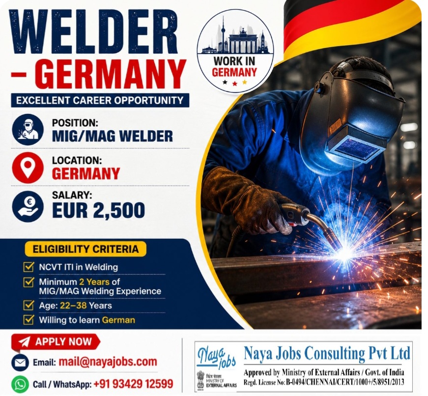 EXCELLENT CAREER OPPORTUNITY FOR GERMANY