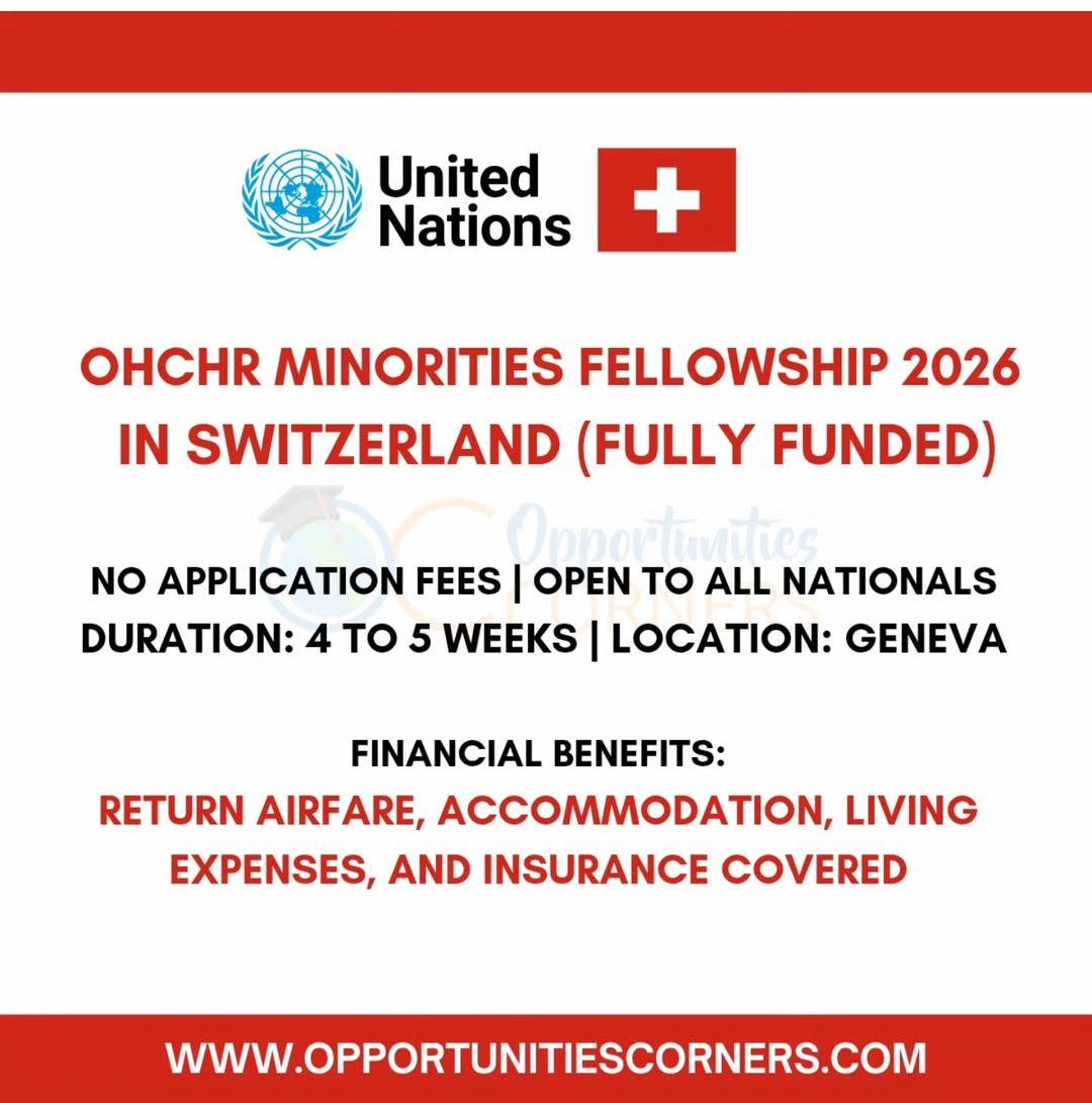 FELLOW SHIP 2026 IN SWITZERLAND