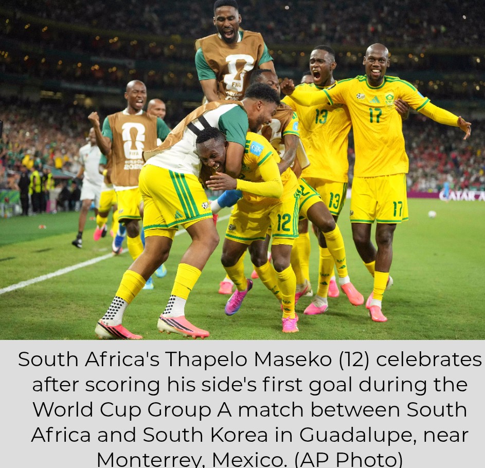 FIFA WC 2026: South Africa Reaches Knockout Round For 1st Time With Win Over South Korea