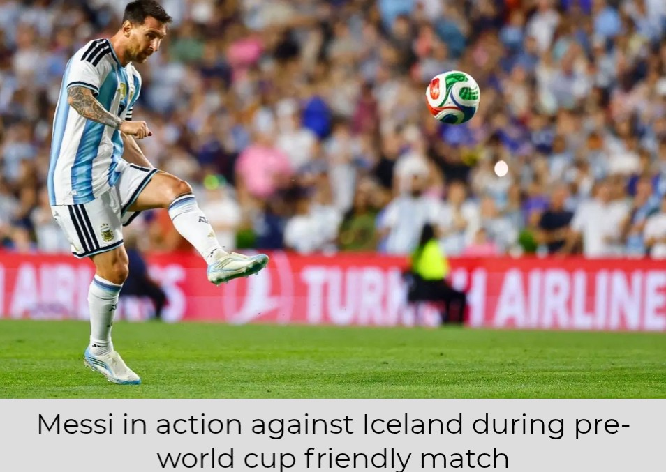 FIFA WC 2026 Warm-Up: Messi Scores As Argentina Sink Iceland 3–0