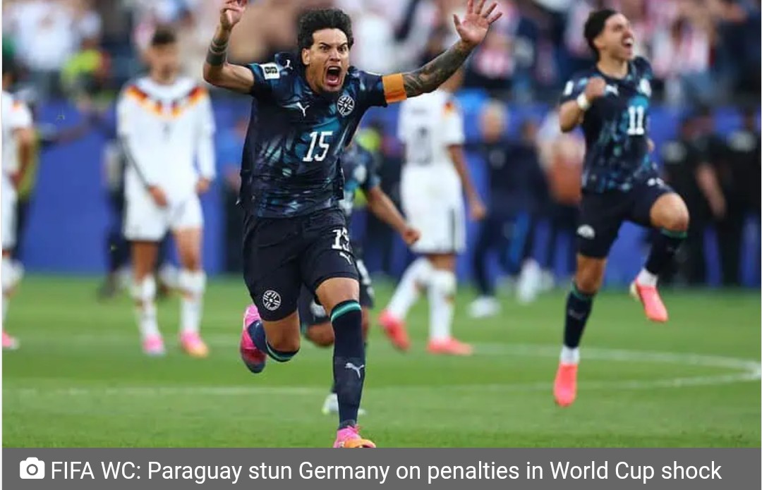 FIFA WC: Paraguay stun Germany on penalties in World Cup shock