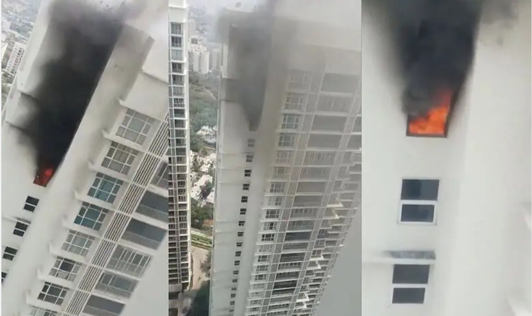 Fire at Kukatpally’s Lodha Apartments on 29th floor, residents safe