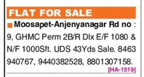 FLAT FOR SALE