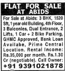 FLAT FOR SALE
