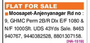 FLAT FOR SALE