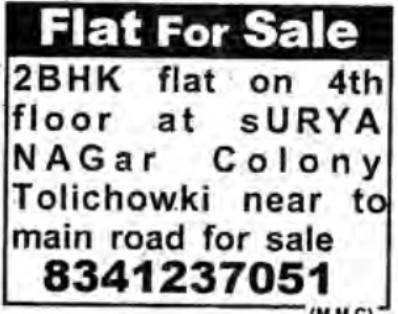 FLAT FOR SALE