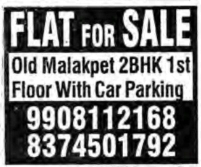 FLAT FOR SALE