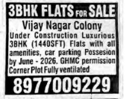 FLATS FOR SALE