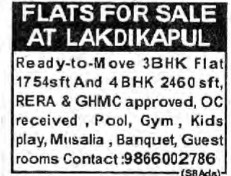 FLATS FOR SALE