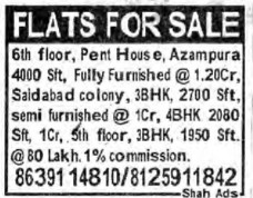 FLATS FOR SALE