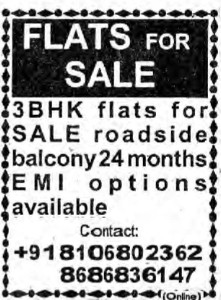 FLATS FOR SALE