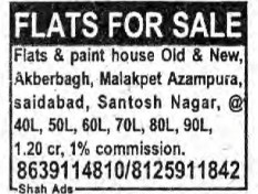 FLATS FOR SALE