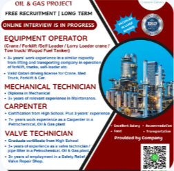FREE RECRUITMENT FOR QATAR COUNTRY