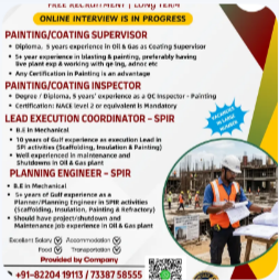 FREE RECRUITMENT FOR QATAR COUNTRY
