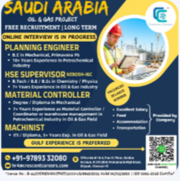 FREE RECRUITMENT FOR SAUDI ARABIA COUNTRY