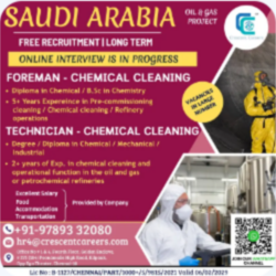 FREE RECRUITMENT FOR SAUDI ARABIA