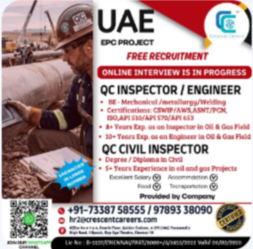 FREE RECRUITMENT FOR UAE COUNTRY