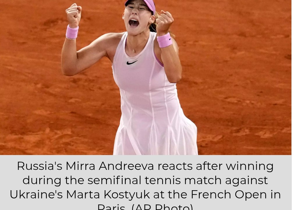 French Open 2026: Andreeva Races Past Kostyuk To Reach Final