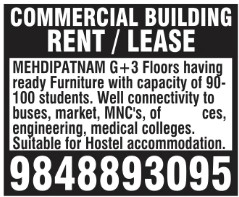 G+3 Building For Rent