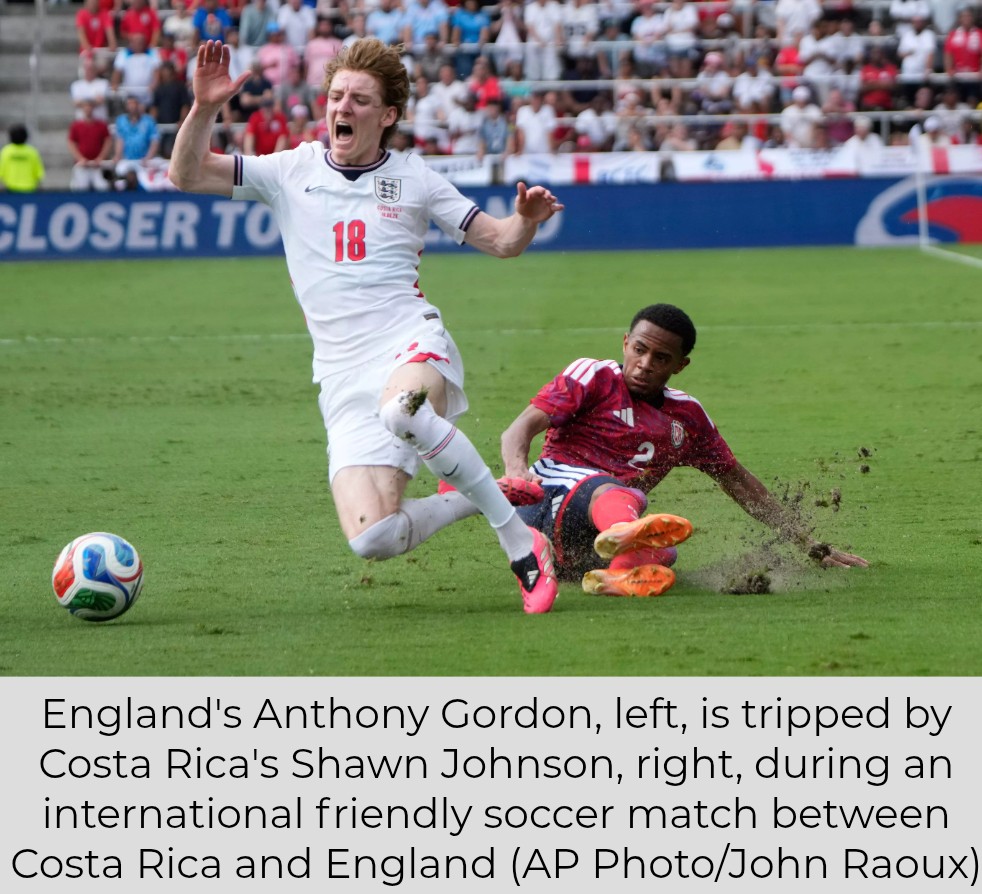 Gordon Stars in England World Cup Warm-Up Win After Storm Delay