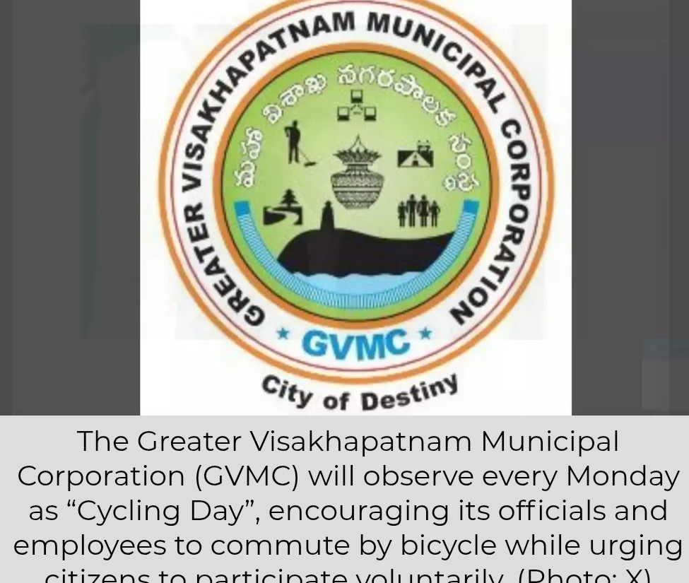 Greater Vizag To Observe Cycling Day Every Monday