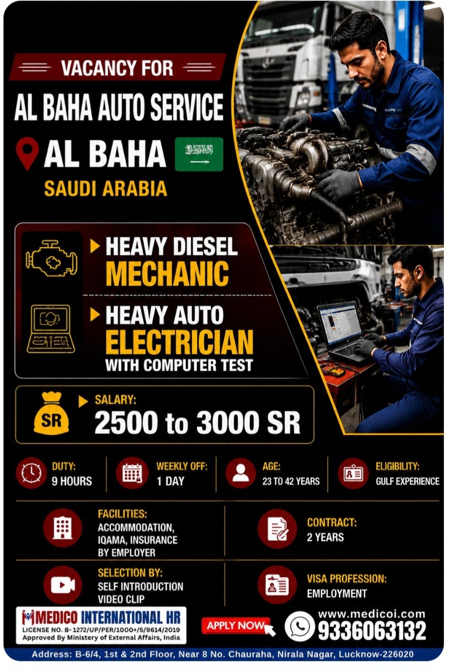 Heavy Diesel Mechanic & Heavy Auto Electrician