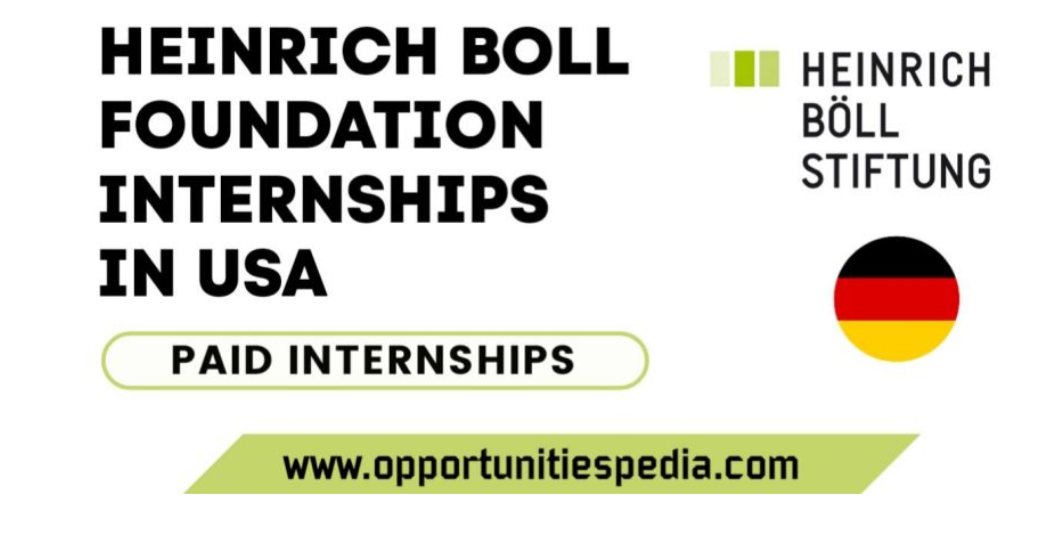 Heinrich Boll Foundation Internships in USA 2026