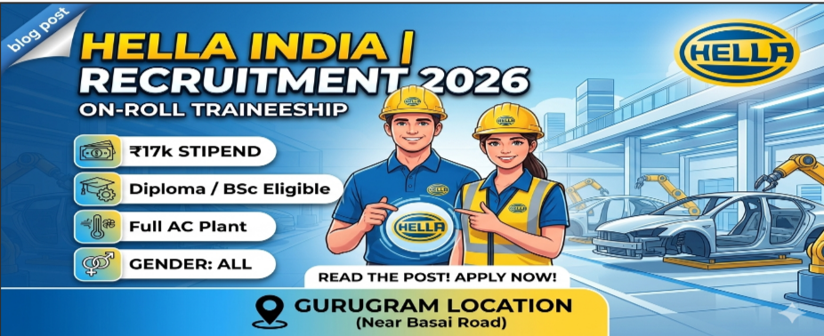 Hello india automotive a Private Limited Requirement 2026 : On Roll Trainee