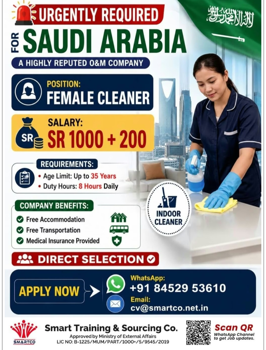 HIGHLY REPUTED O&M COMPANY IS HIRING FOR SAUDI ARABIA